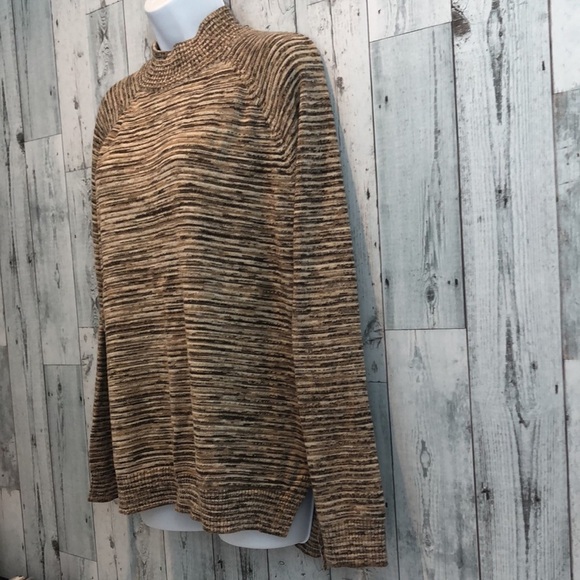 Eight Eight Eight Mock Turtleneck Pullover Sweater Large - Picture 2 of 9